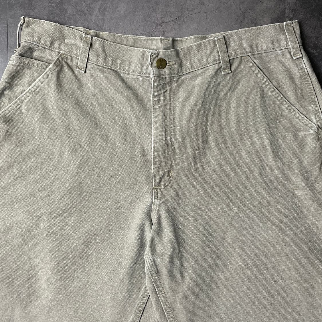 CARHARTT 칼하트 B11 캔버스 싱글니 카펜터 워크팬츠 A01015 상품이미지2