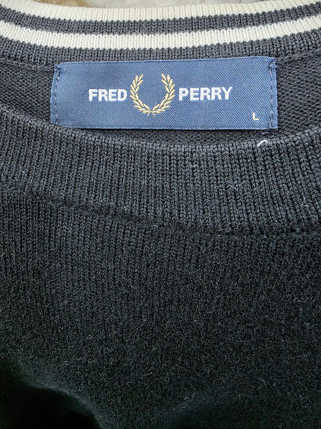 프레드페리 남성 메리노 니트 상품이미지3