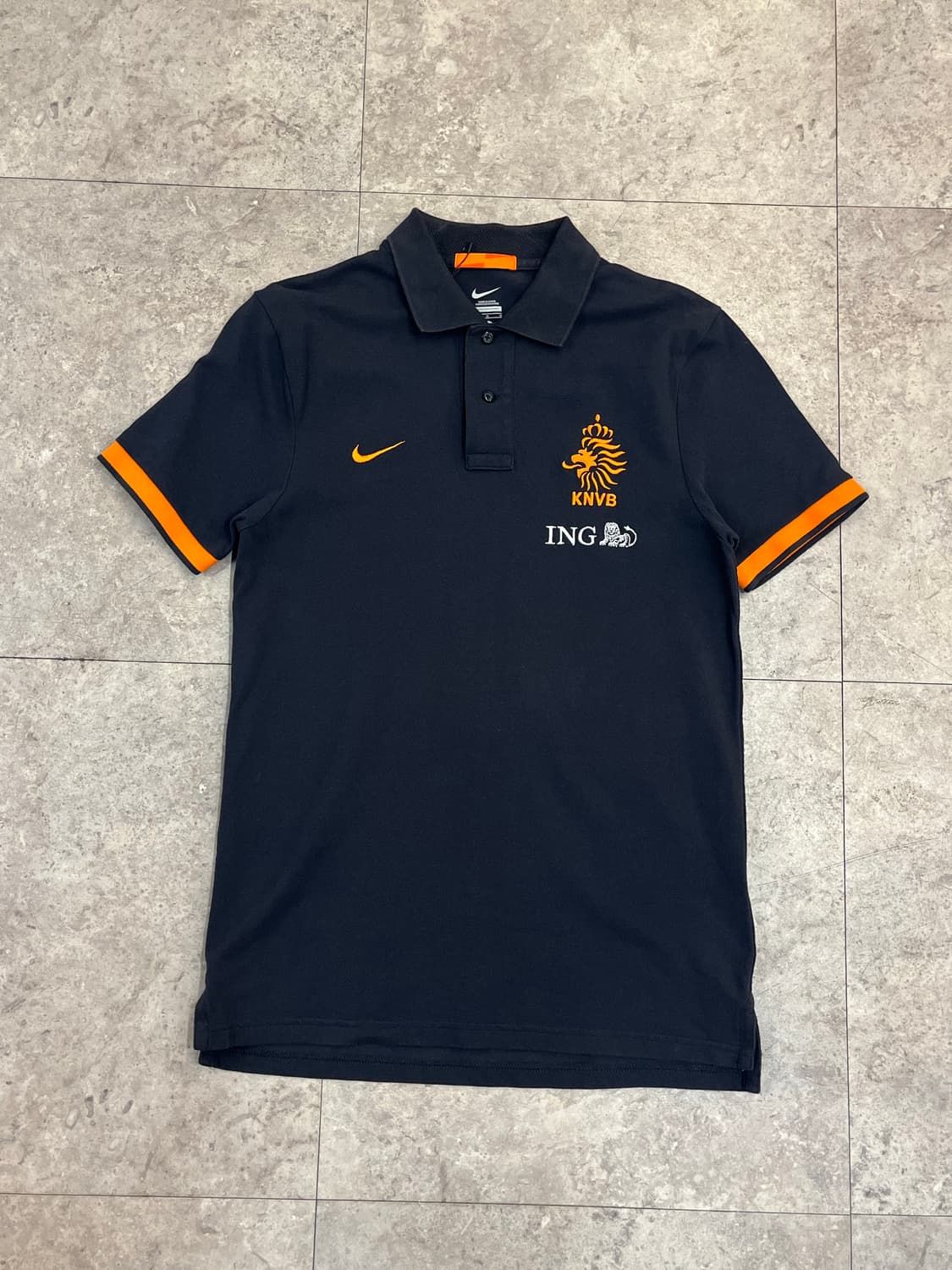 나이키 네덜란드 축구 반팔 카라티 블랙 L #csz3468 상품이미지4