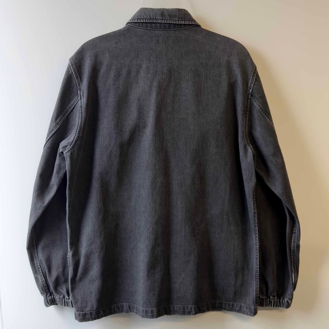 베이프 크로스본 흑청 데님 코치 자켓 상품이미지8