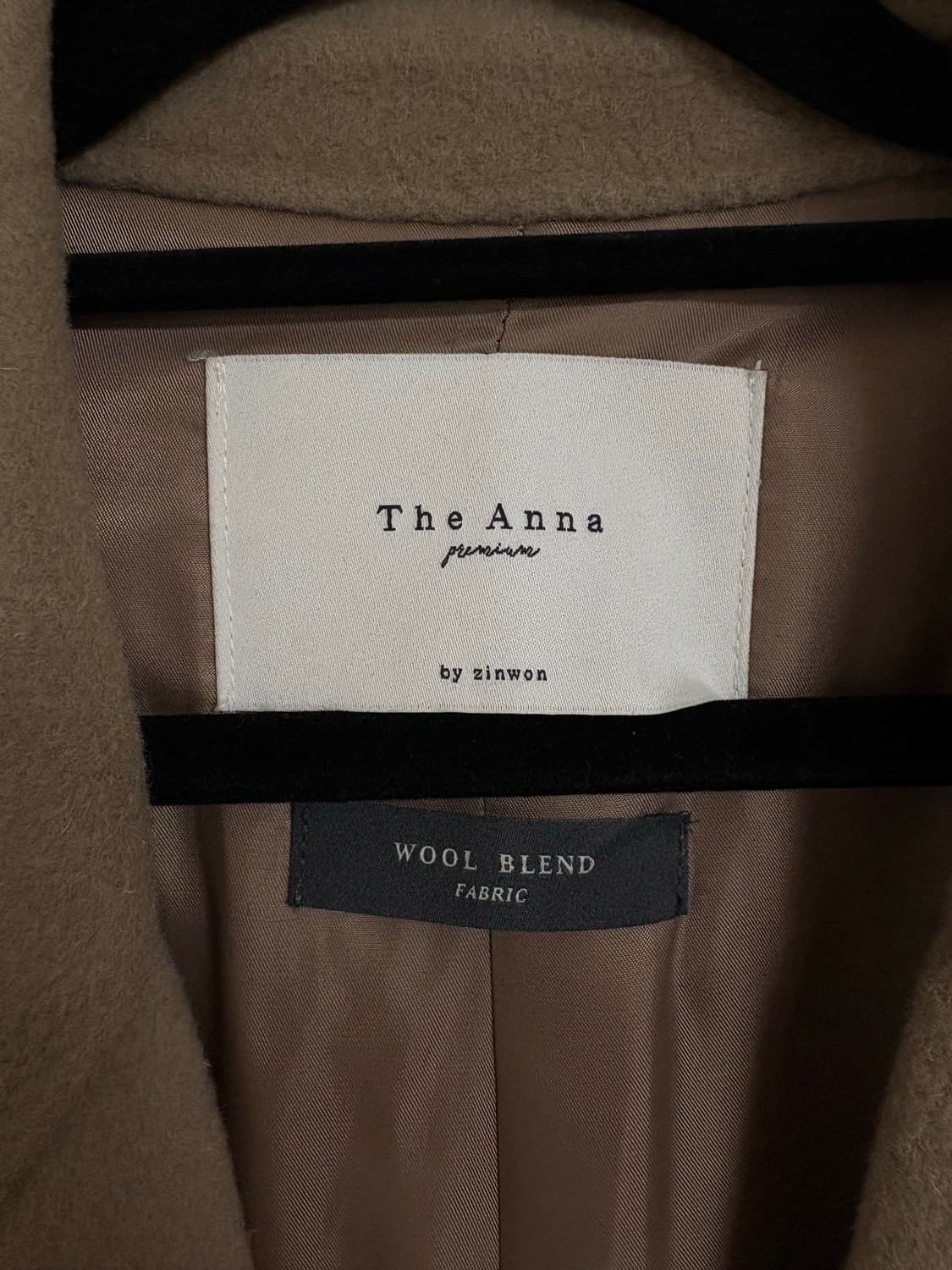 안나앤모드 울100% 하프코트 판매합니당 상품이미지3