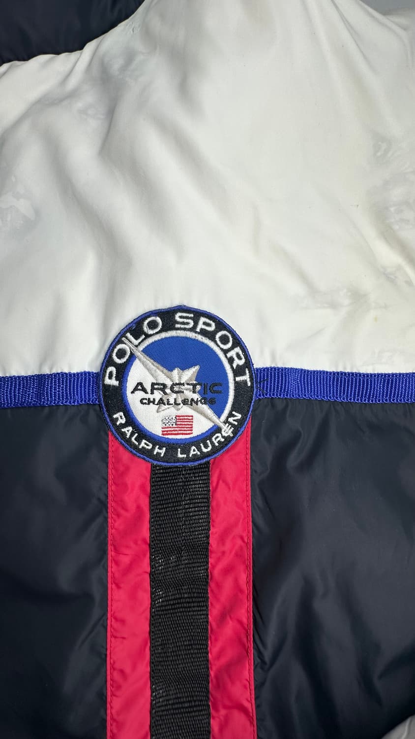 폴로 스포츠 블랙 배색 패딩 점퍼 상품이미지5