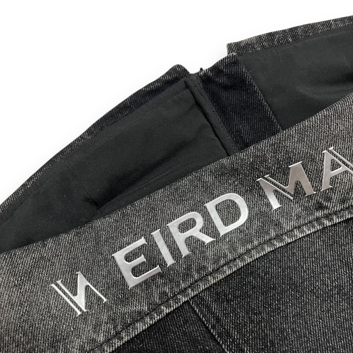 위어드 마켓 멀티 포켓 y2k 흑청 원피스 상품이미지6