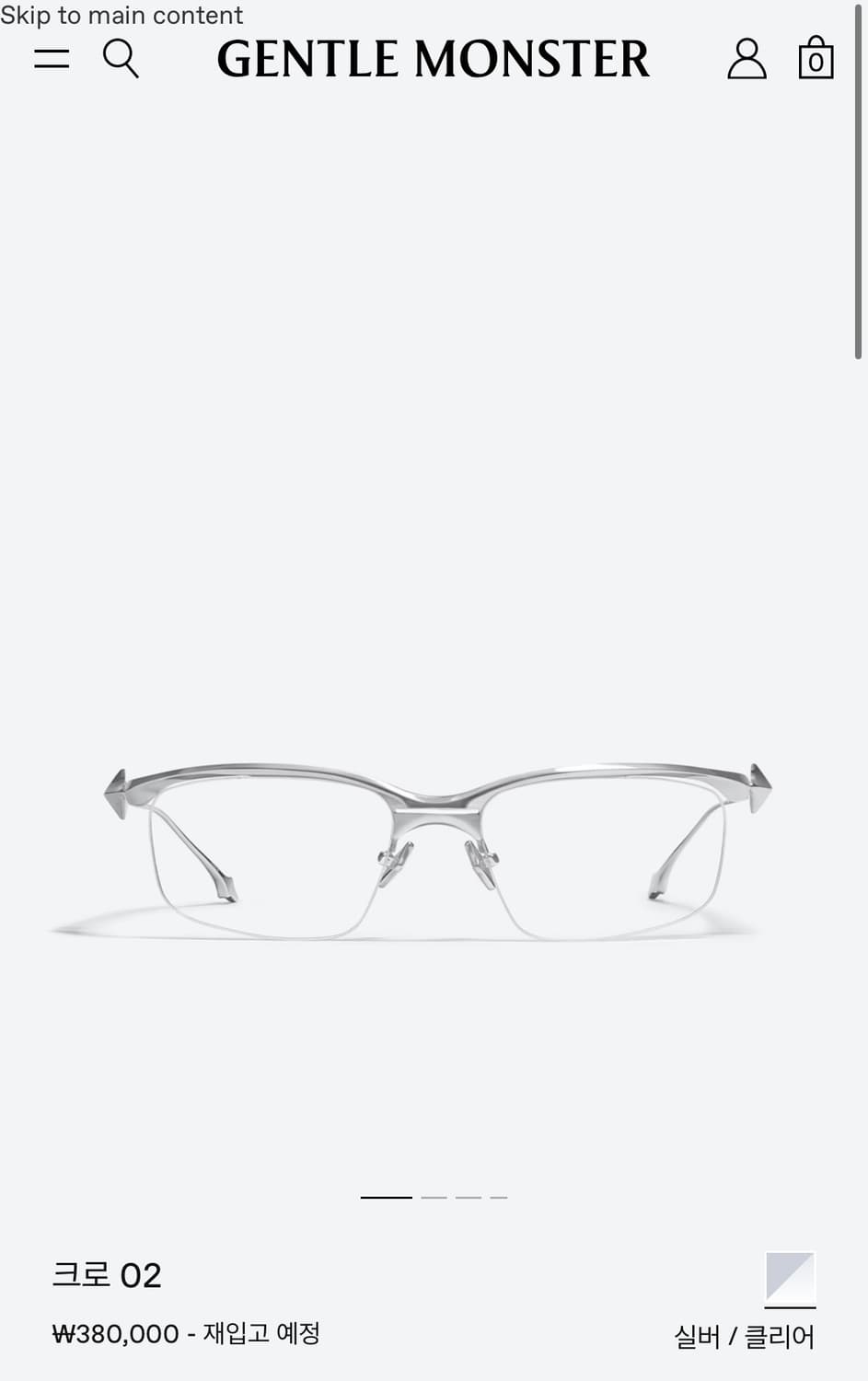 젠틀몬스터 크로 02 상품이미지3