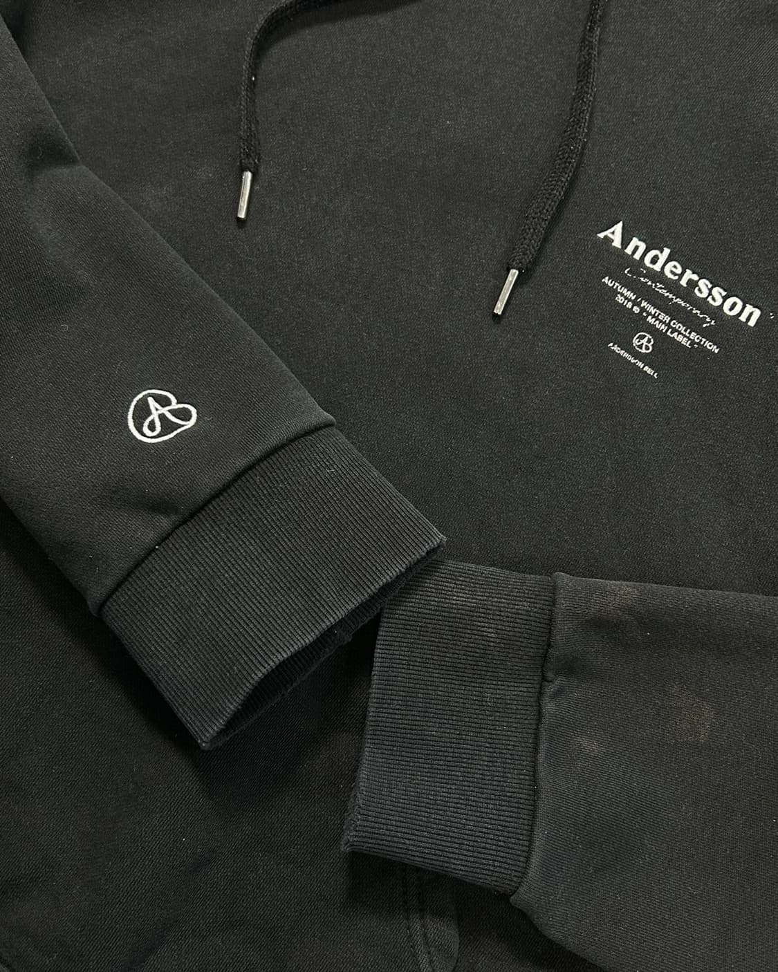 엔더슨벨 빅로고 오버핏 후드티  상품이미지6