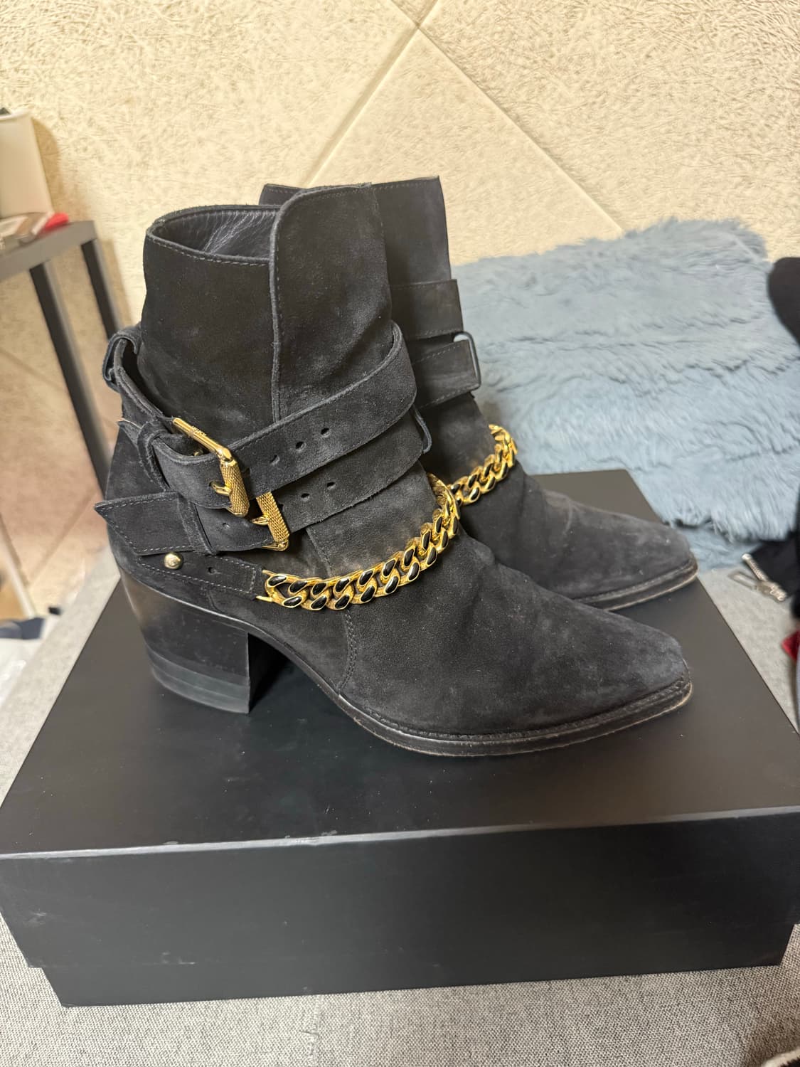 아미리 조드퍼 체인 스웨이드 부츠 상품이미지2