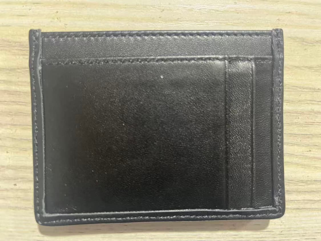 미우 미우 마테라쎄 나파 가죽 카드 홀더 블랙 상품이미지3