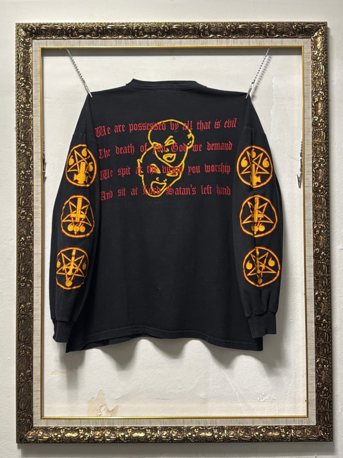 Vintage 90s Venom Wellcome to hell 롱슬리브 상품이미지2