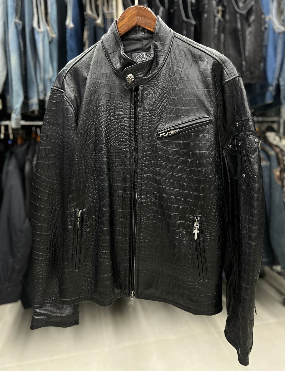 양가죽 중세 크롬 가죽 자켓 상품이미지1