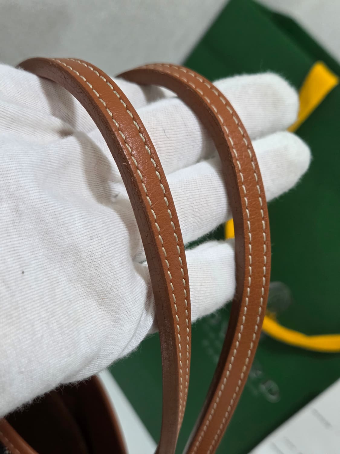 고야드 앙주 미니 백 Black Tan 상품이미지6