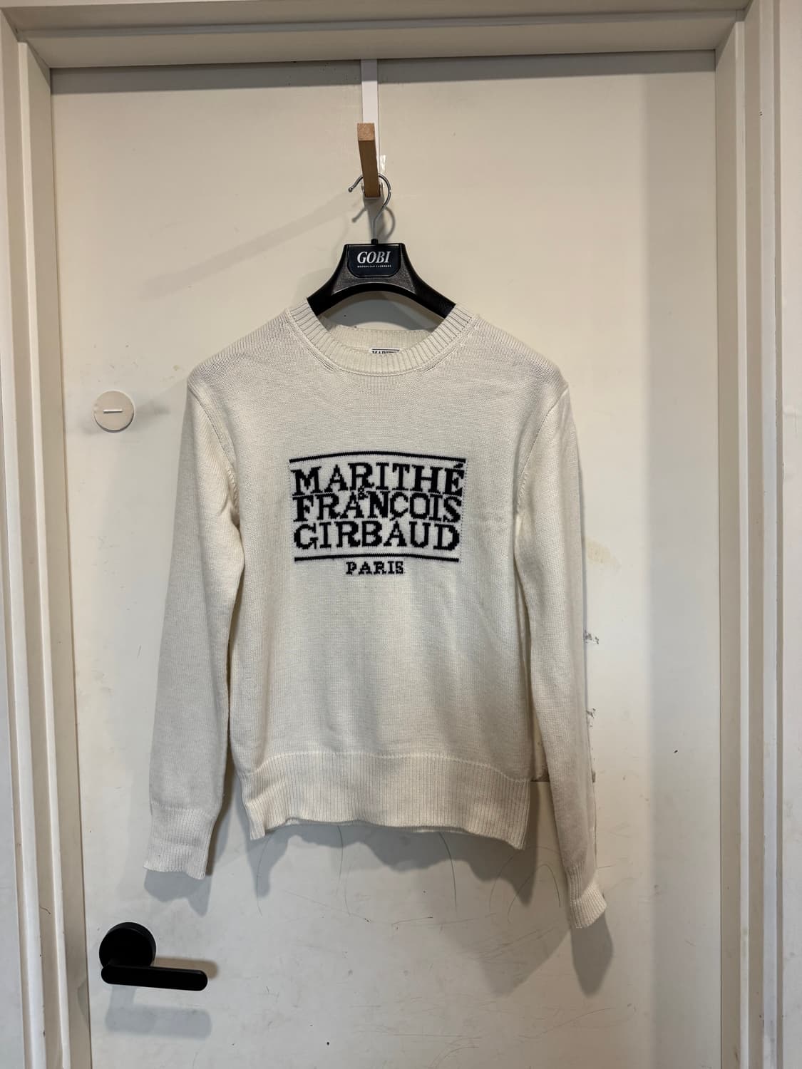 마리떼 프랑소와 저버 클래식 로고 니트 아이보리 상품이미지4