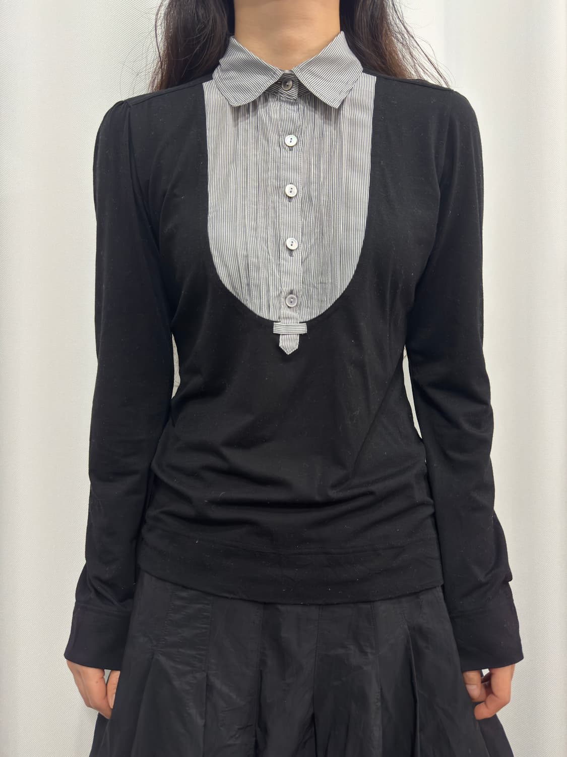 shirt detail top 상품이미지1