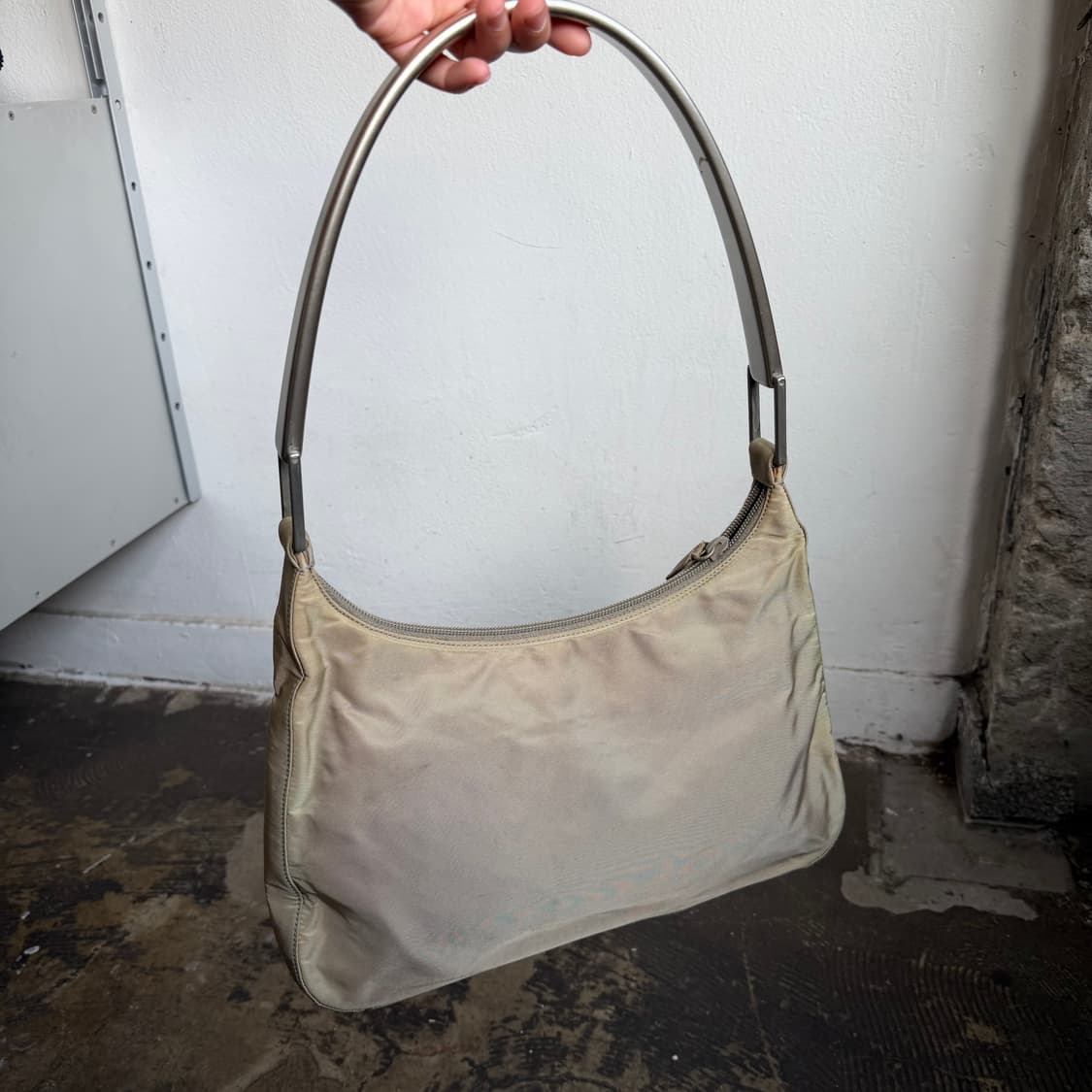 early 00s 프라다 포코노 플라스틱 핸들 숄더 백  상품이미지1