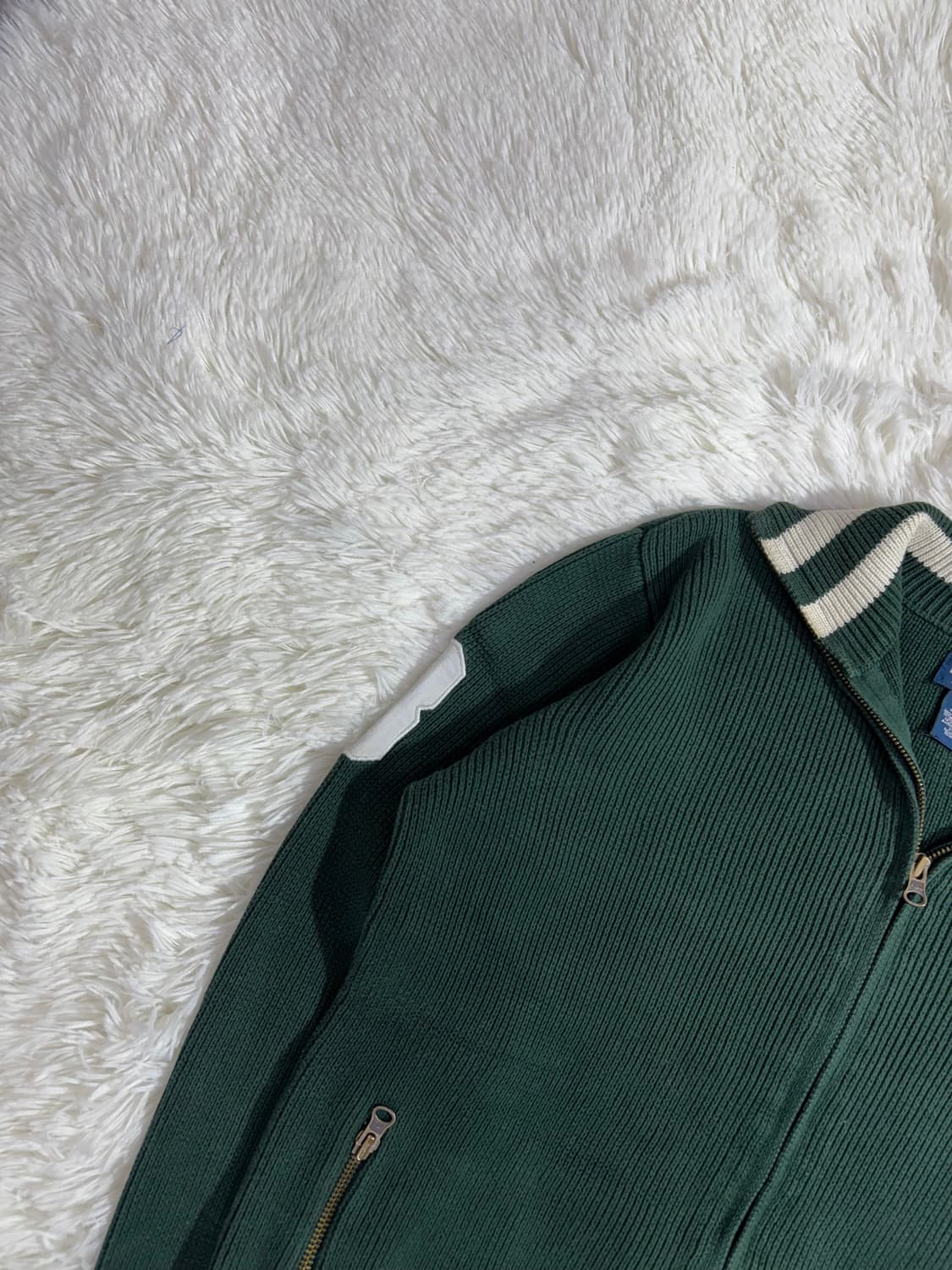 폴로 랄프로렌 딥그린 빅포니 니트집업  상품이미지7