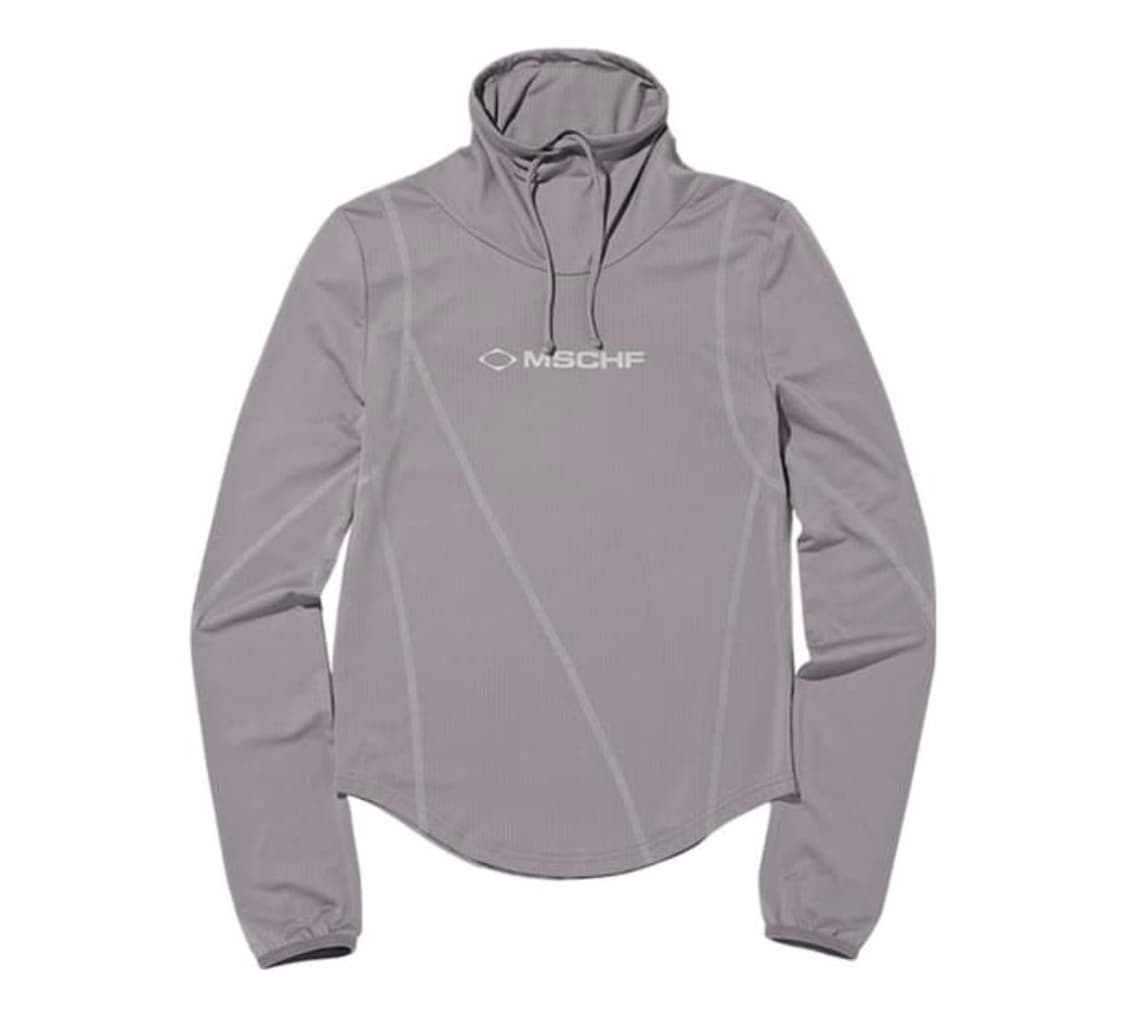 미스치프 드레이프 터틀넥 탑 그레이 m 상품이미지1