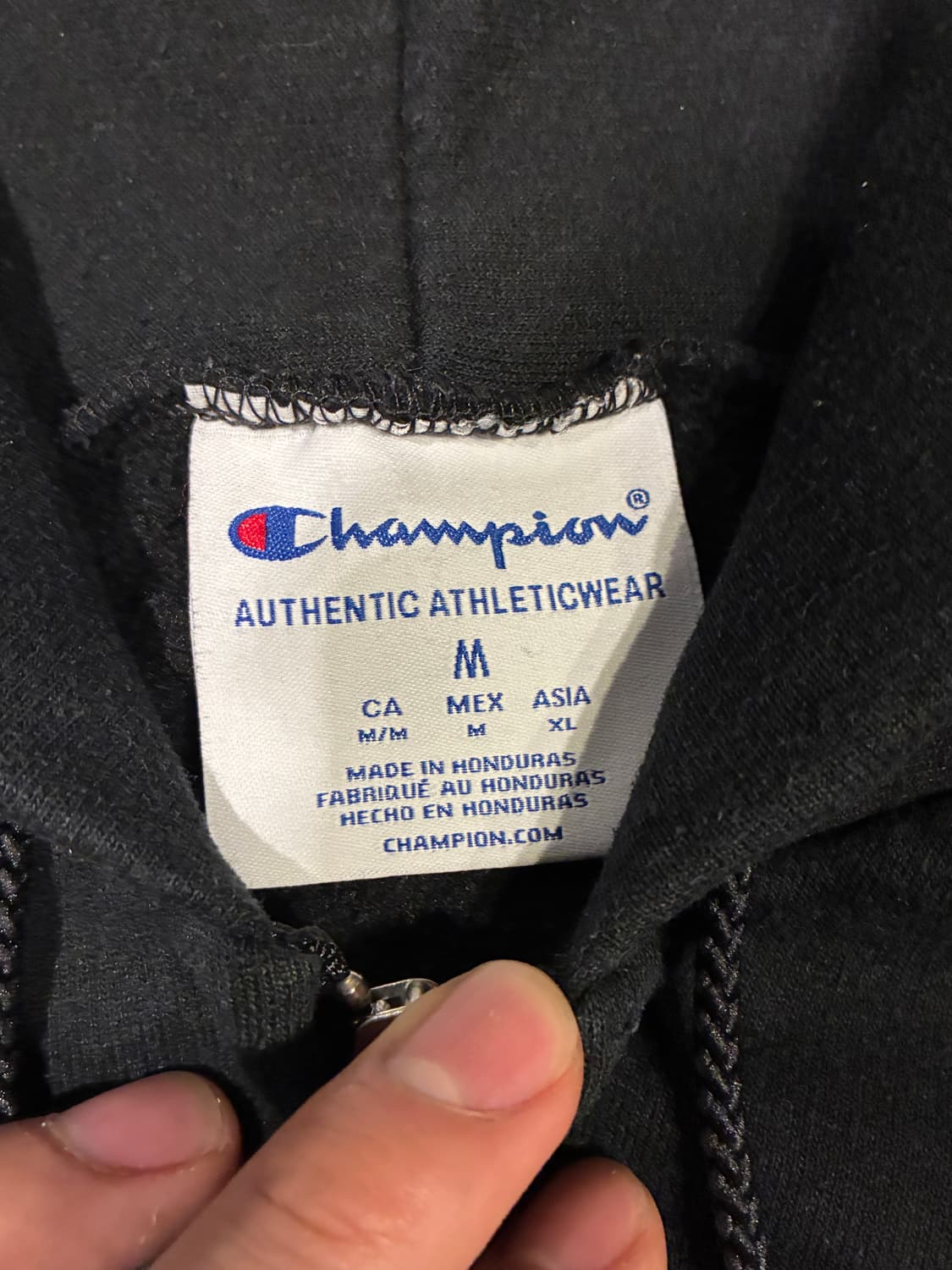 M) 챔피온 프린스턴 대학 후드집업 블랙 상품이미지3