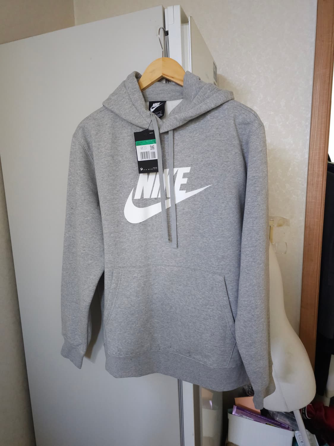 새상품)나이키 스우시 기모 후드티 상품이미지1