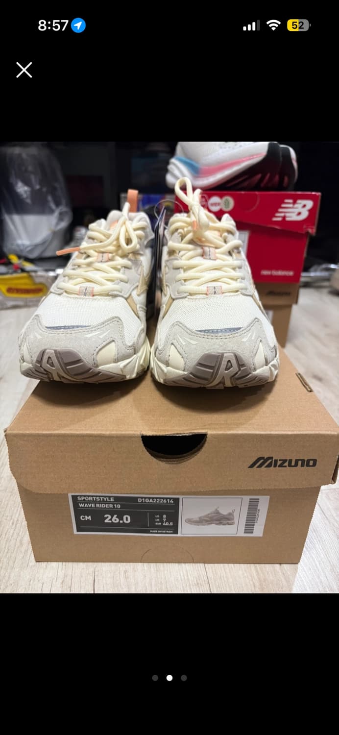 미즈노 웨이브 라이더 10 운동화 260 신상품 상품이미지2