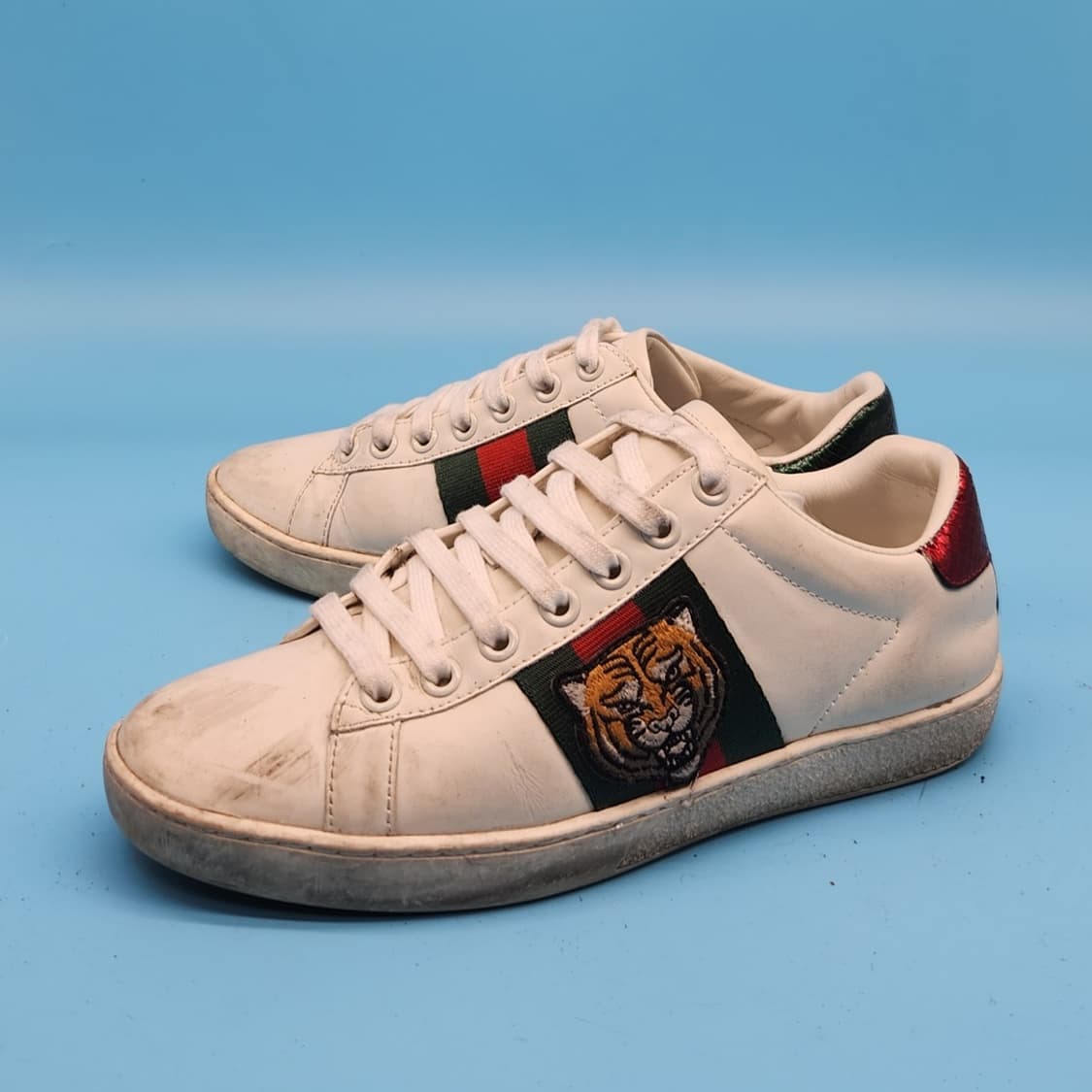 o 구찌 에이스 타이거자수 여성스니커즈36 230 상품이미지1