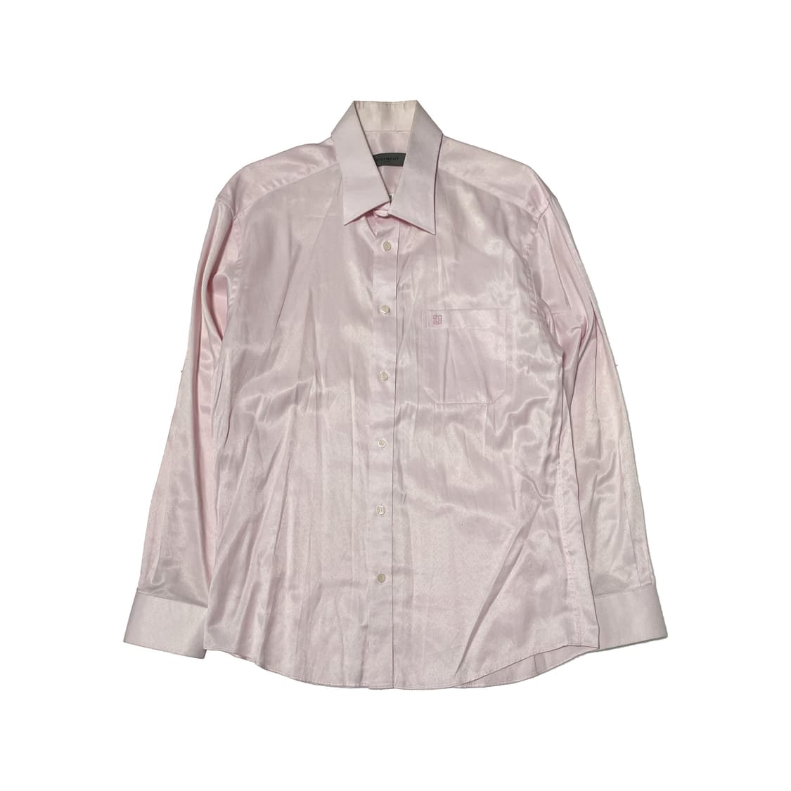 지방시 연핑크 새틴 셔츠 상품이미지1