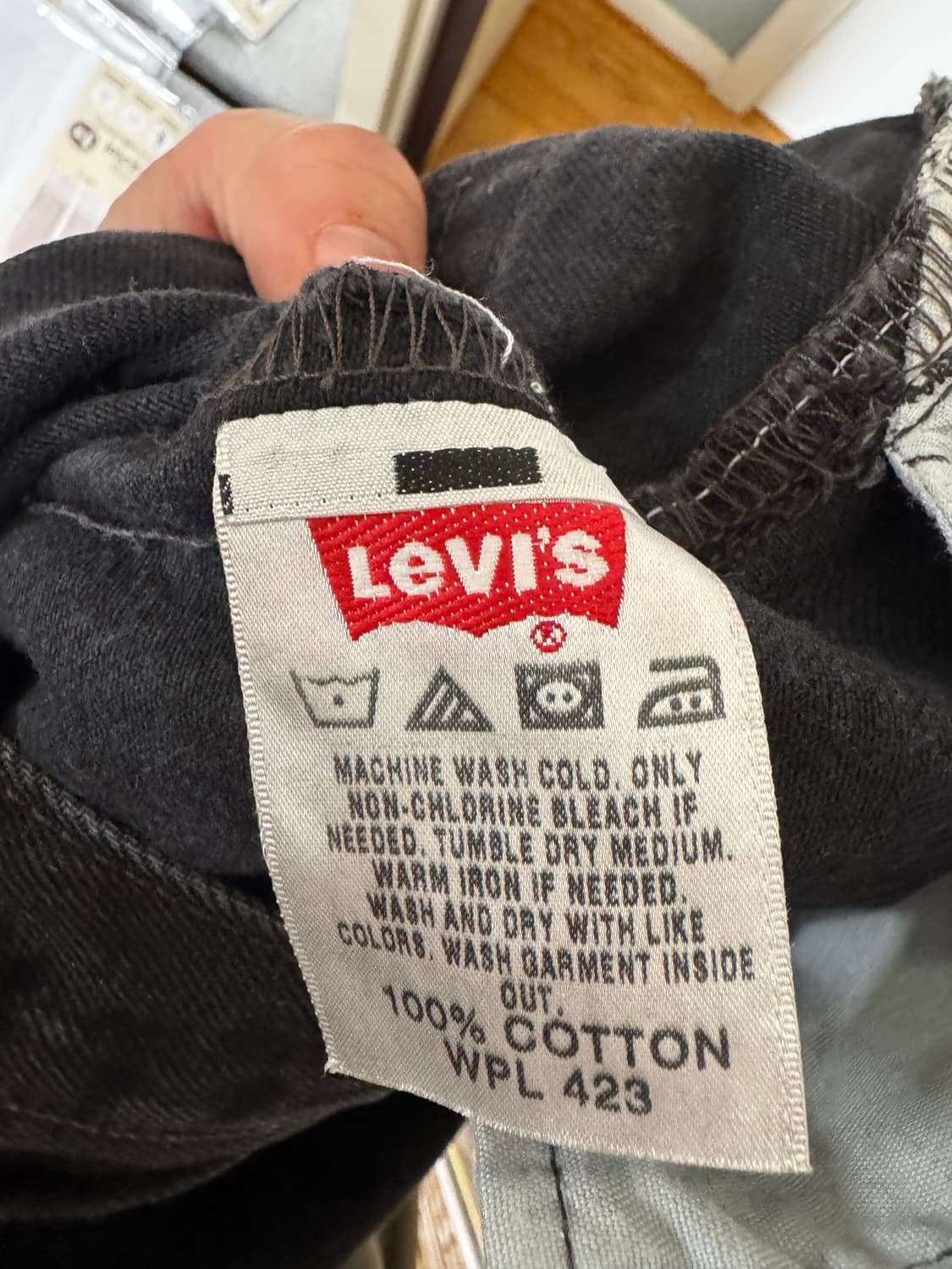 리바이스 00’s 흑청데님 501 34/32 상품이미지8