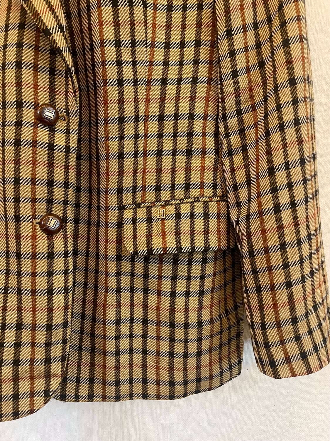 DAKS 닥스 체크자켓 블레이저:) 울자켓 울100% 하객룩출근룩 상품이미지5