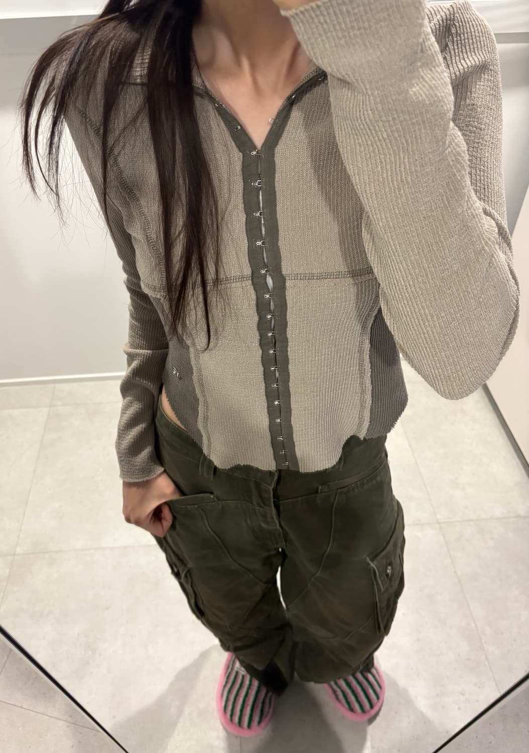 새상품)라라폭스 슬림 가디건 상품이미지2