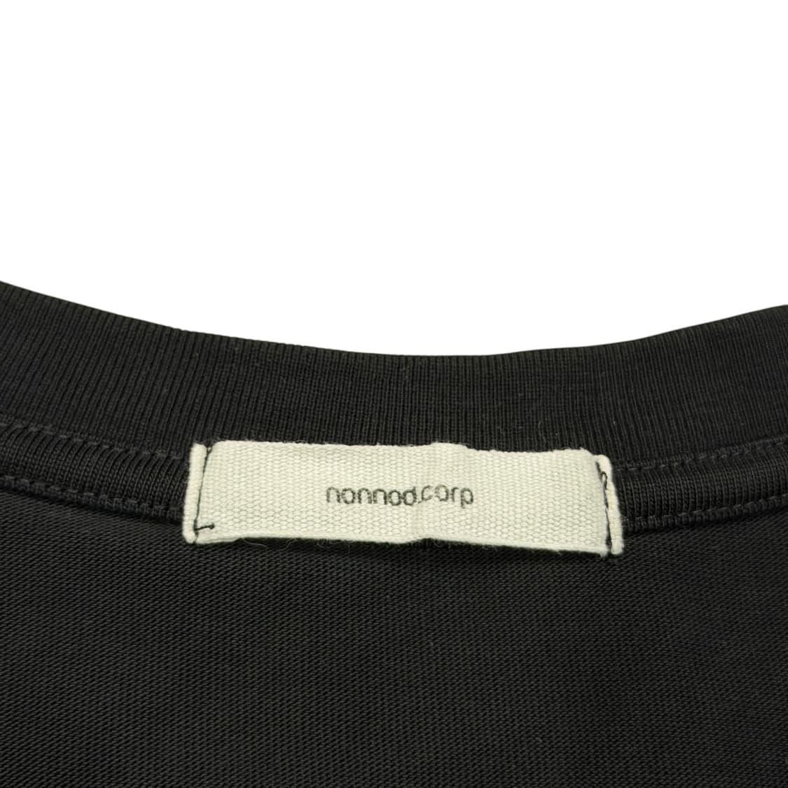 NONNOD 논노드 소프트 드링크 반팔티 워시드 블랙 2 상품이미지5