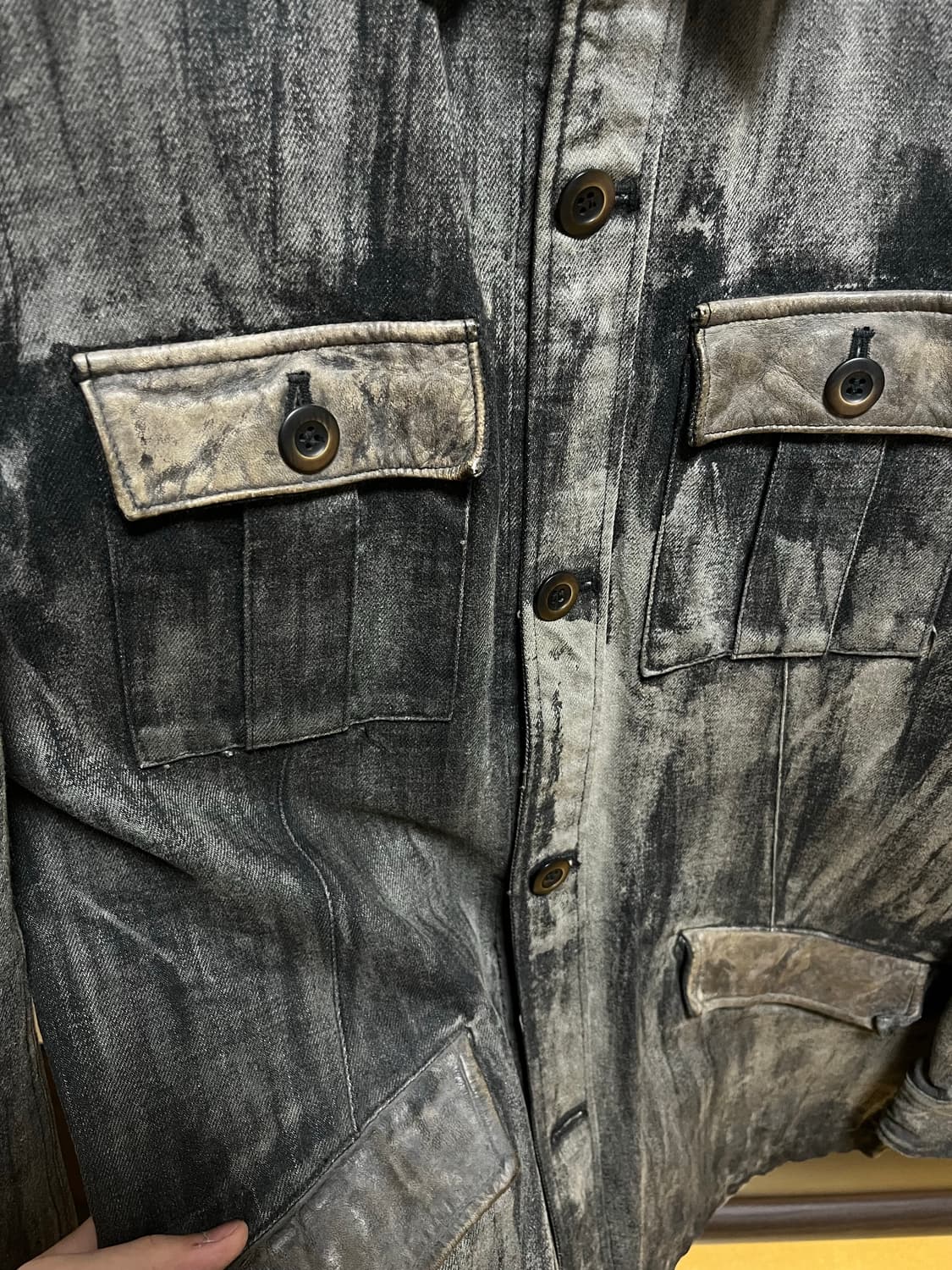 풀카운트&Epilogue chant 아티저널 코팅 데님 자켓 상품이미지7