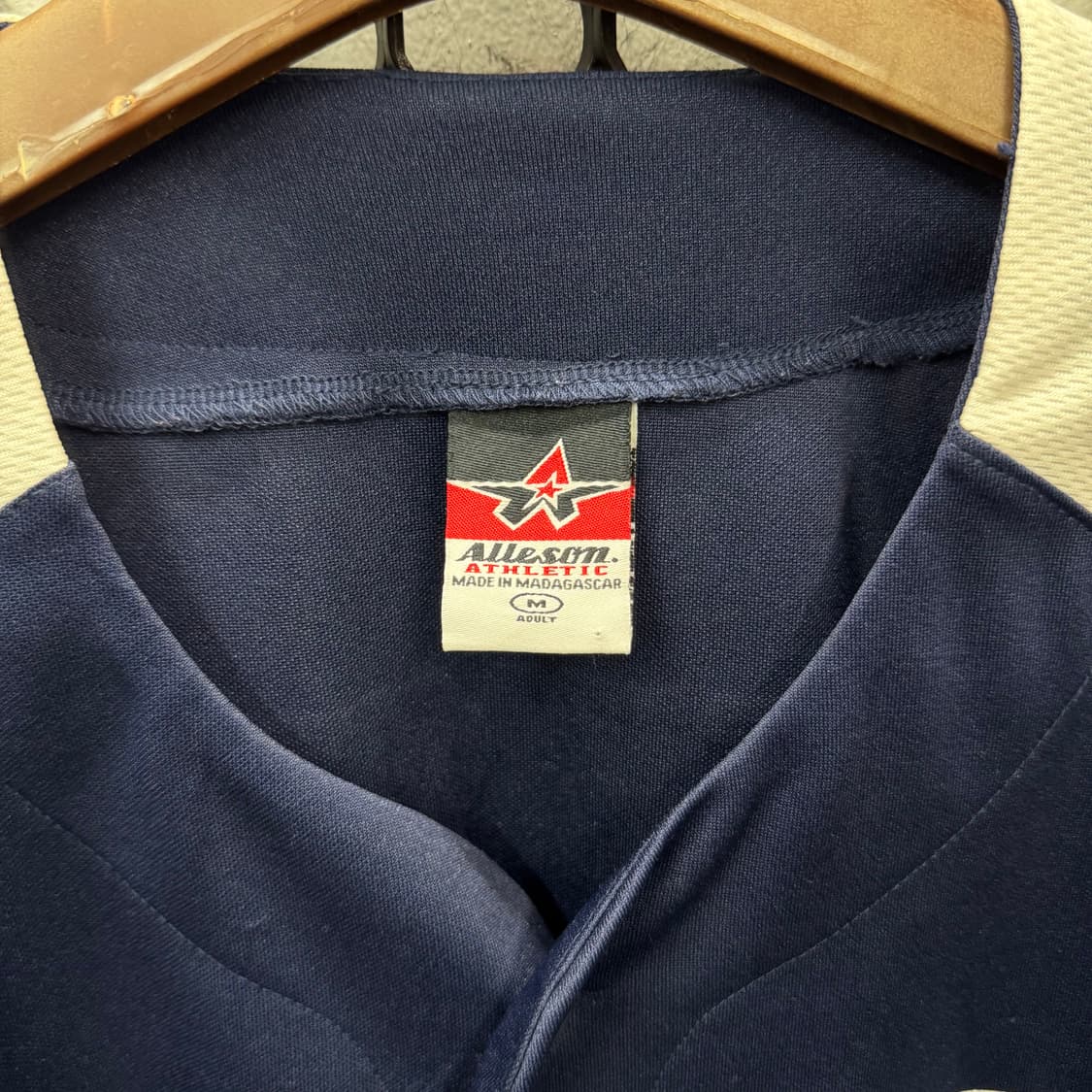 USA VINTAGE 베이스볼 저지 네이비 화이트 상품이미지9