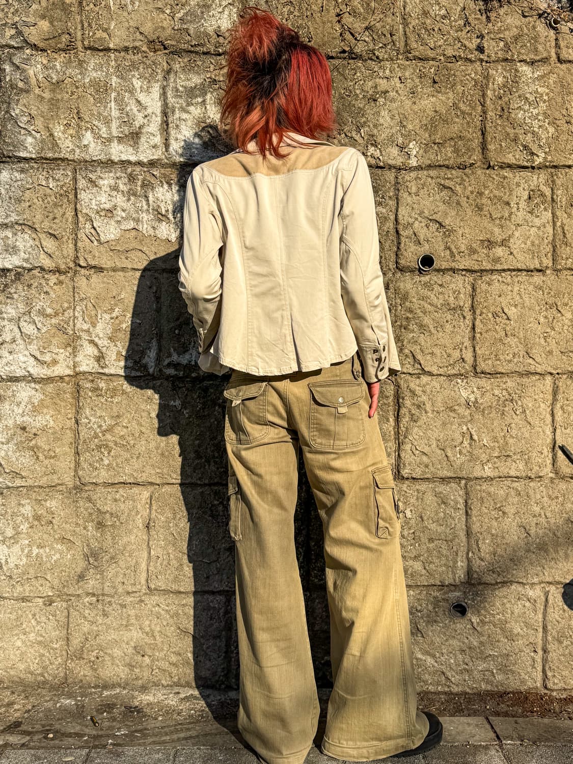 Vintage Wash Bootcut Cargo Pants 상품이미지5