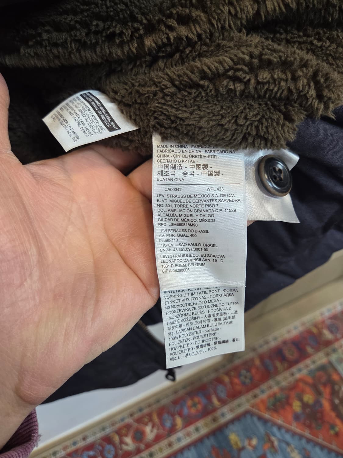 리바이스 빈티지 립스타 스케이드보딩 안감플리스 자켓 Lg 상품이미지4