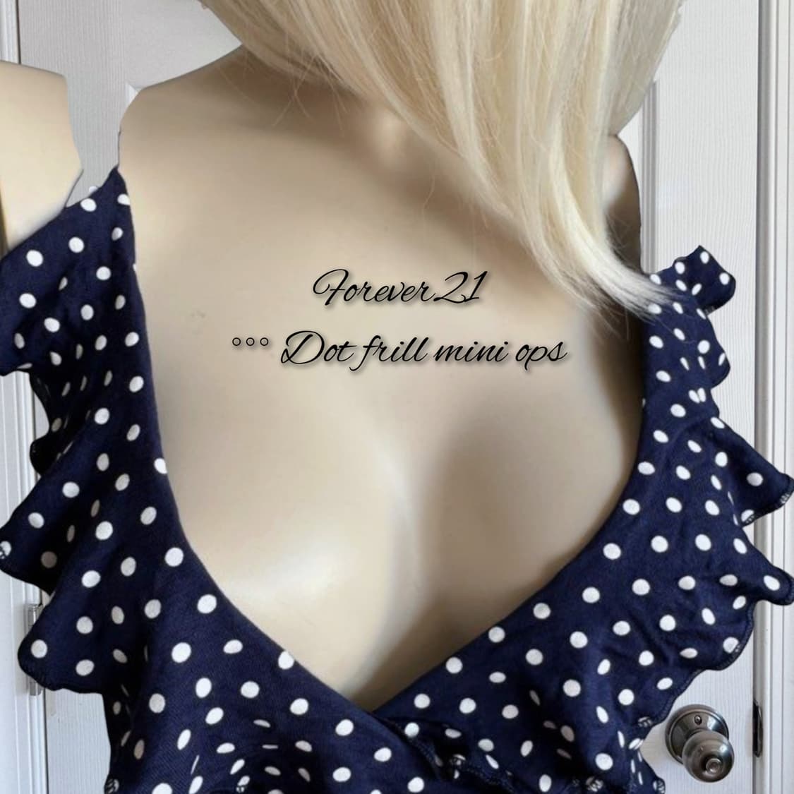 Forever21 Dot frill mini ops 상품이미지1