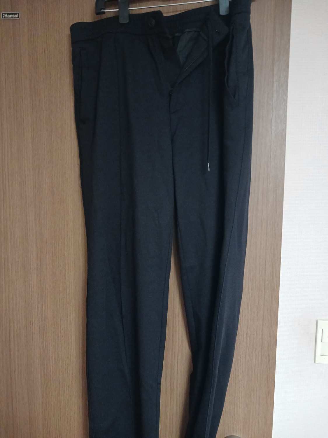 타임옴므 2025 모직 레이온 혼방 릴렉스핏 스트링팬츠88 (35) 상품이미지1