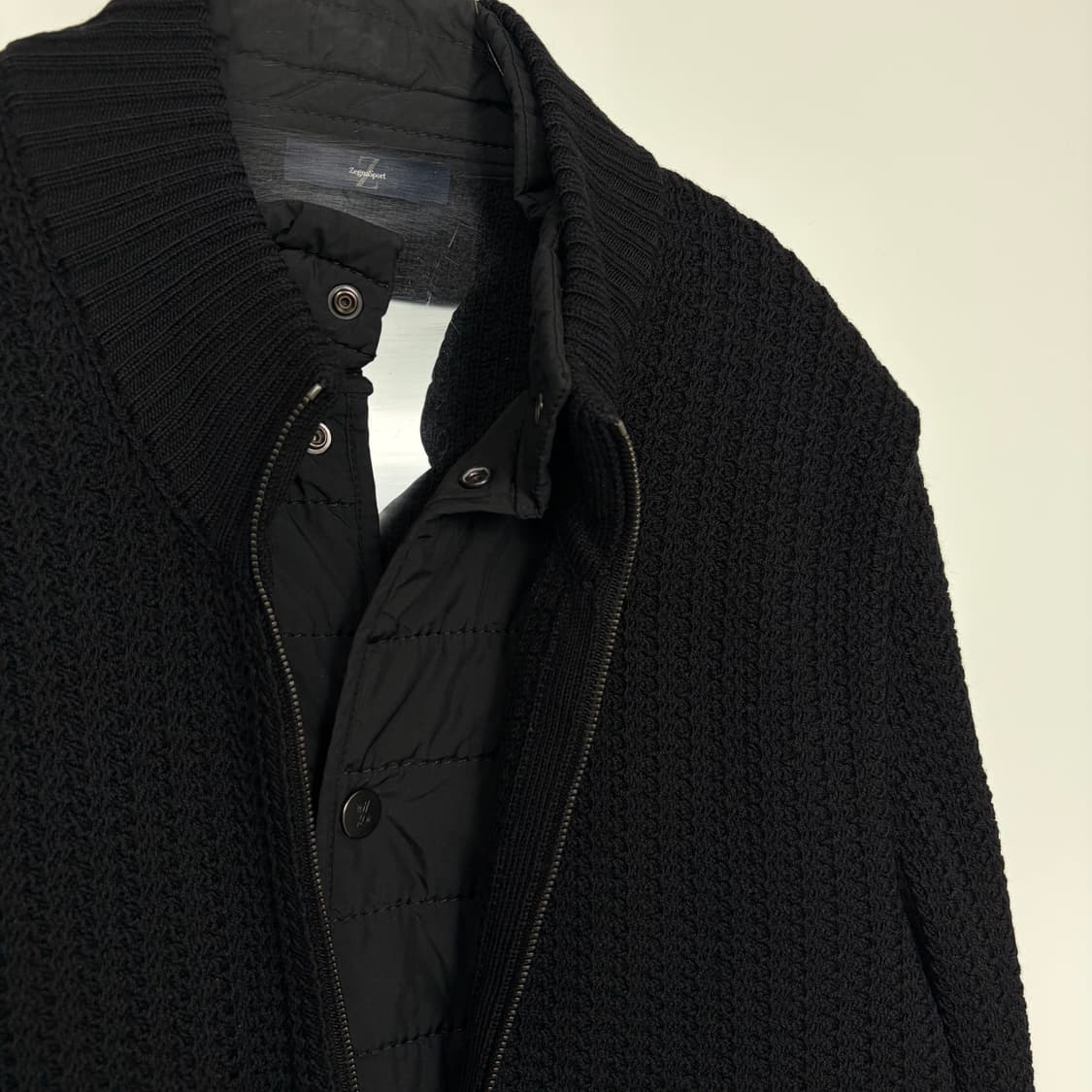 제냐 zegna 니트 집업 가디건 상품이미지3