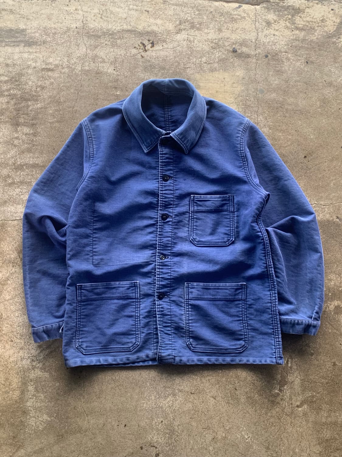 ~70s  프렌치 몰스킨 워크 자켓 상품이미지1