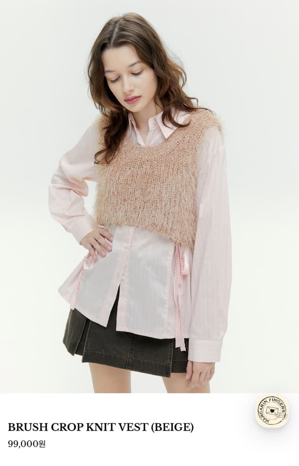 Margarinfingers brush crop vest 상품이미지2