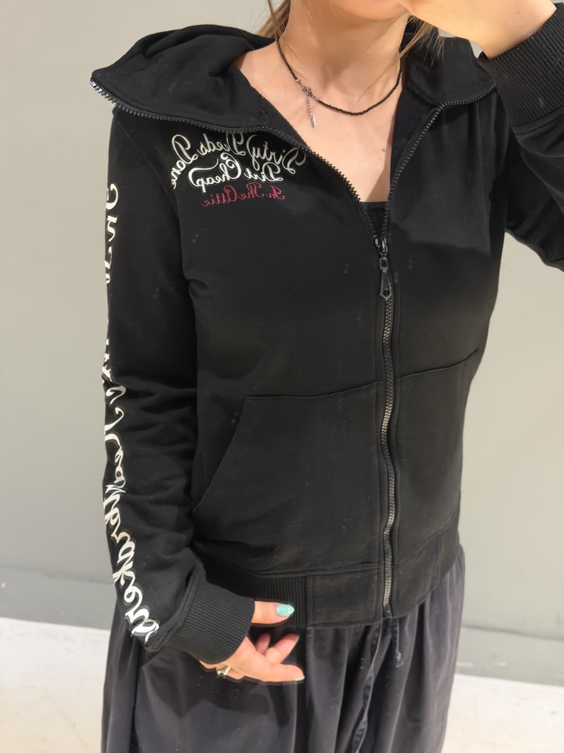 in the attic high-neck hood zip-up 상품이미지4