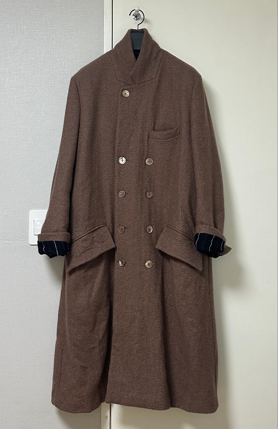 [2] 한솔킴 Notch Lapel Double-breasted coat 상품이미지2