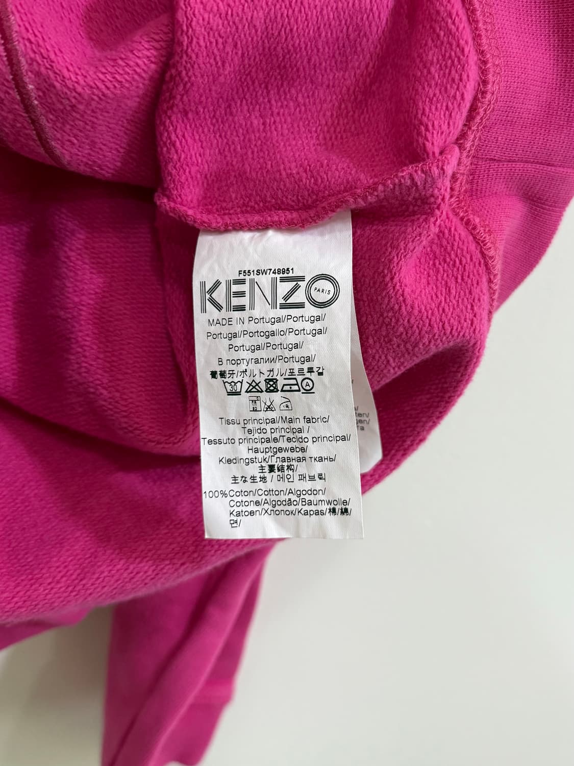 겐조 핑크 매투맨 티셔츠 정품 상품이미지5