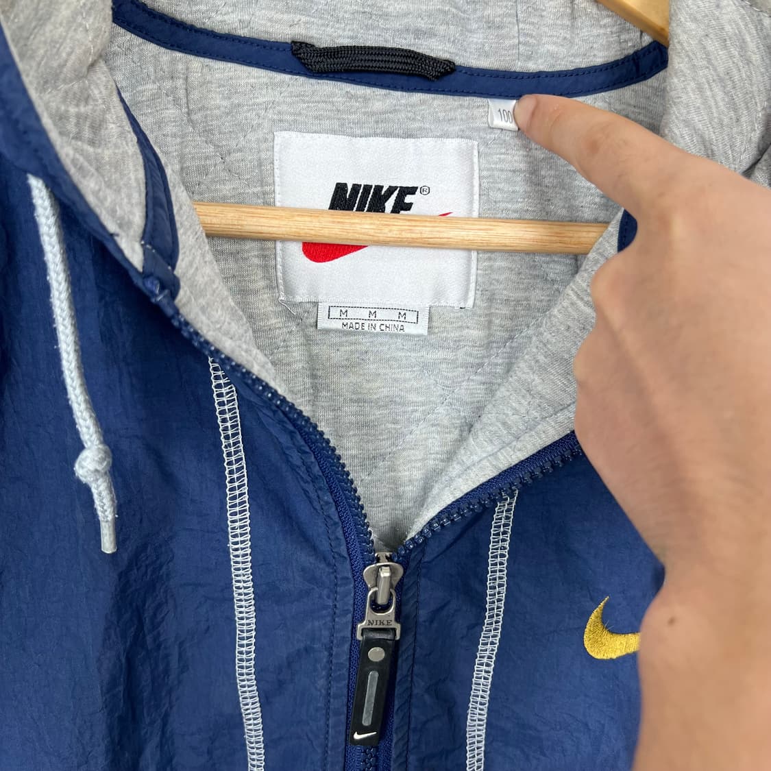 1990s NIKE 나이키 빅 스우시 후드 점퍼 자켓 상품이미지5