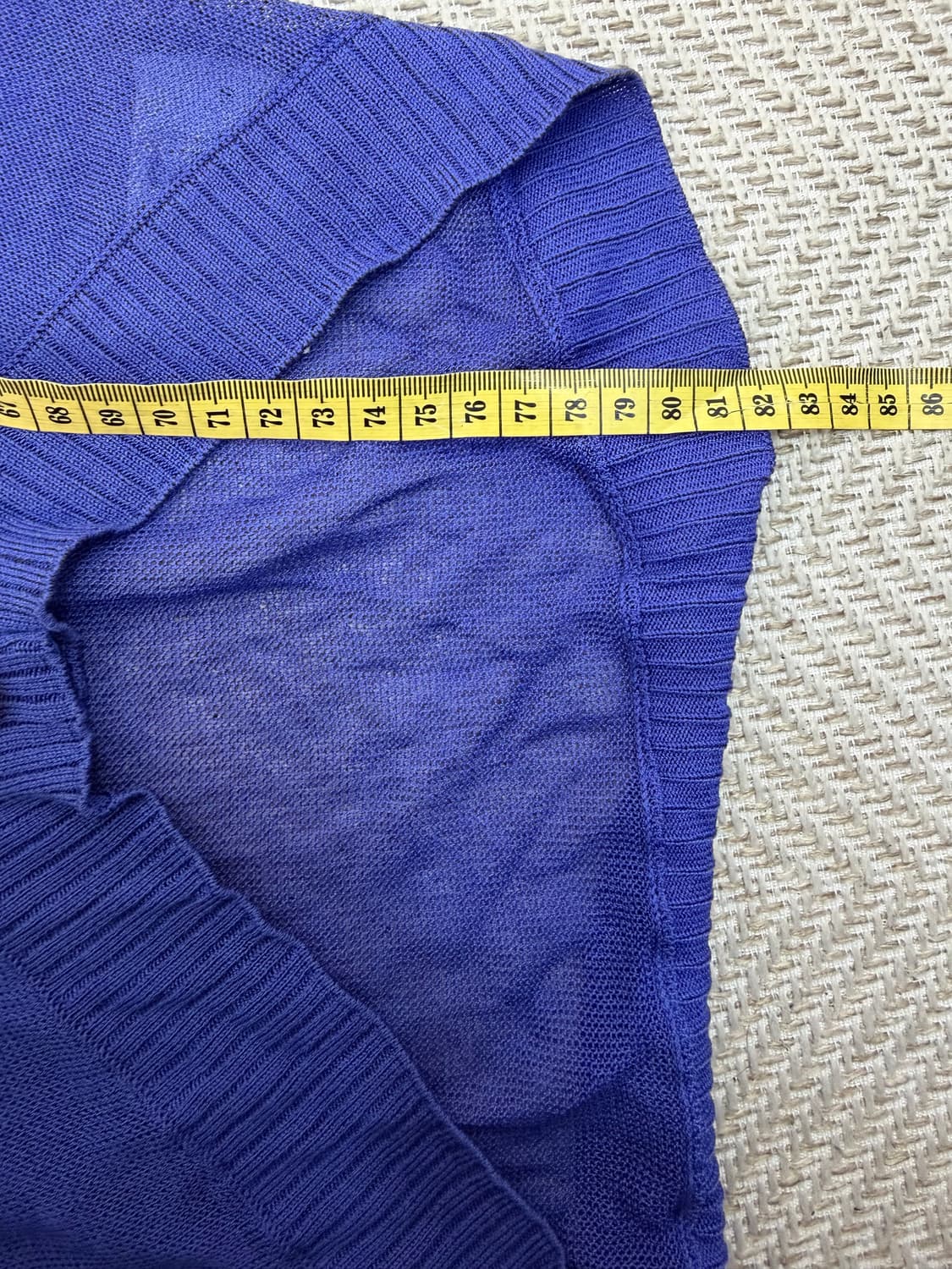 정품) 비비안웨스트우드 루즈핏 시스루 가디건 S 상품이미지9