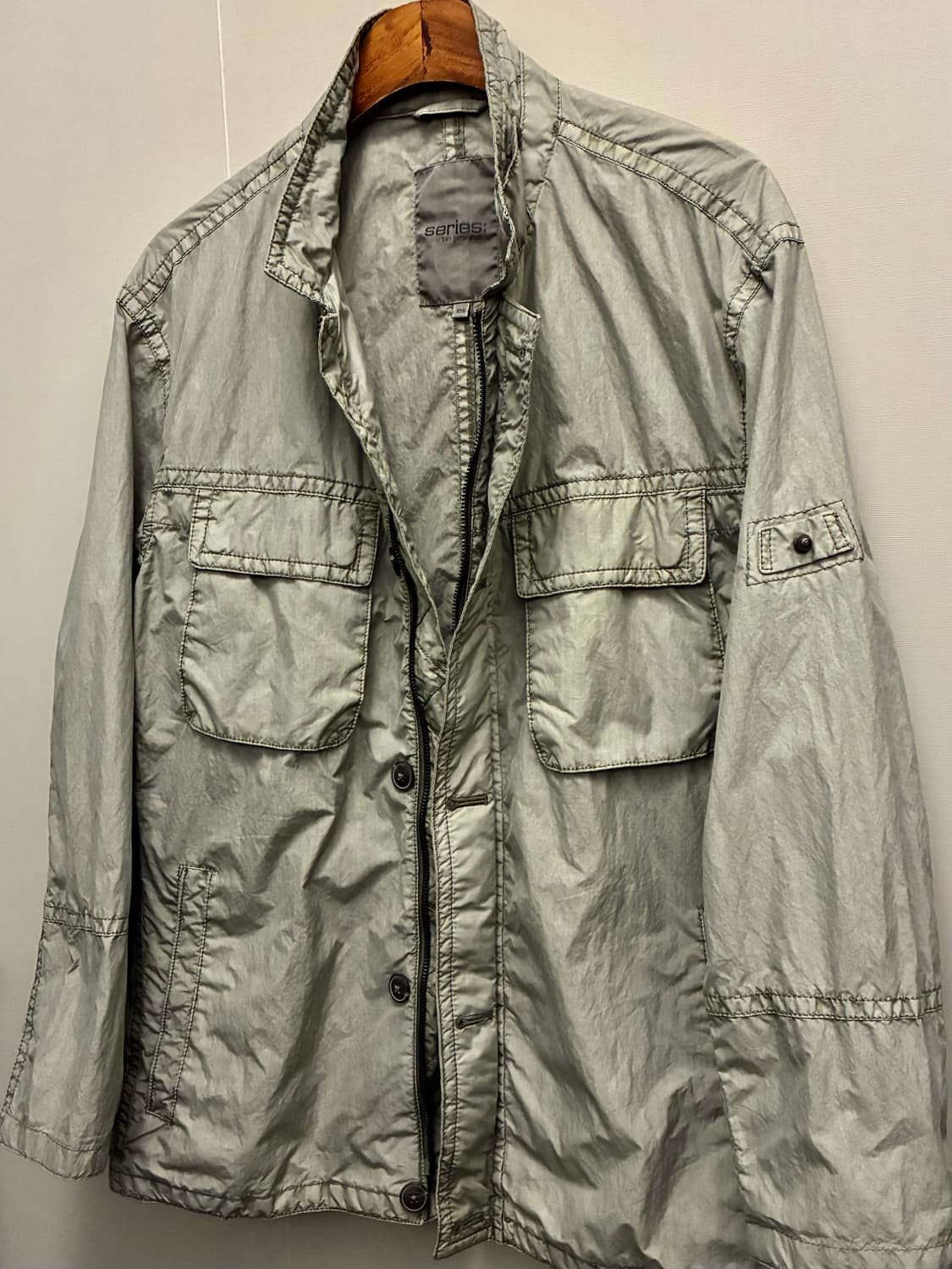 (100)series 시리즈 나일론 피그먼트다잉 필드 사파리자켓 야상 상품이미지2