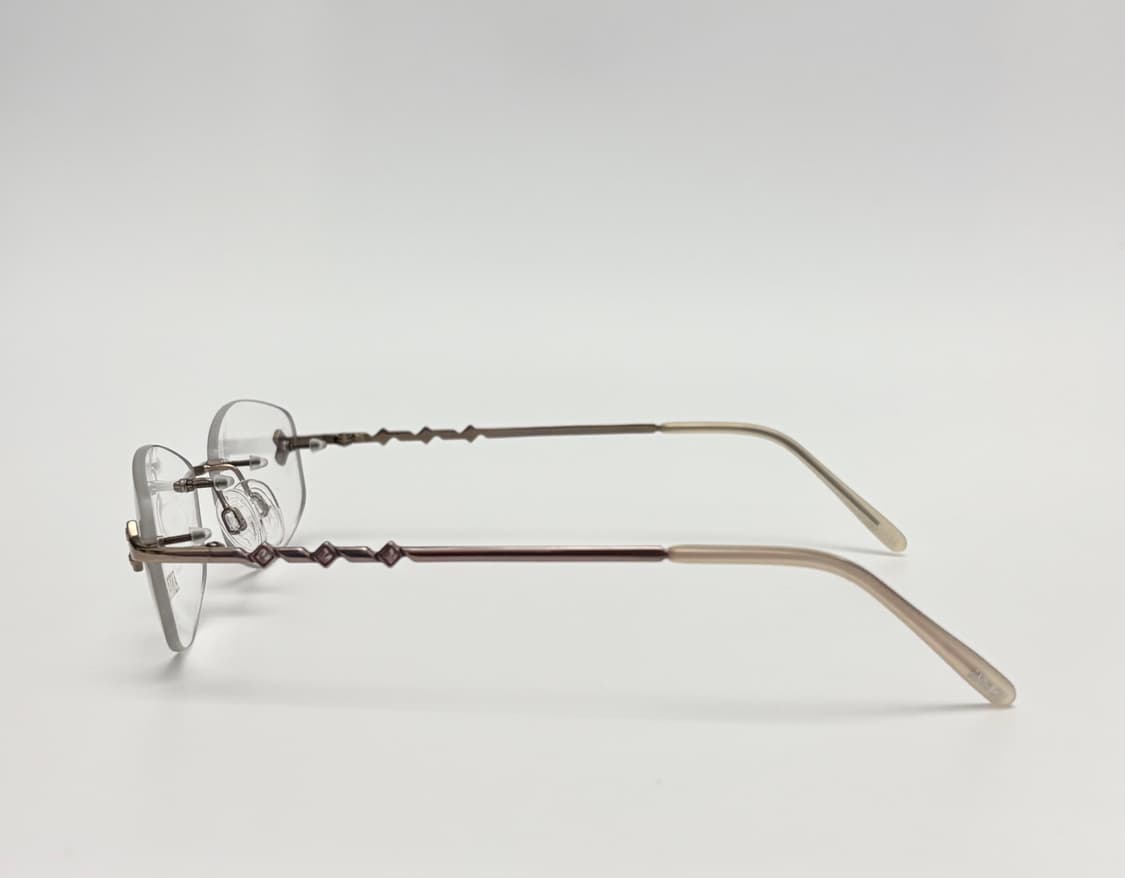 안나수이 큐빅 무테 안경 상품이미지3