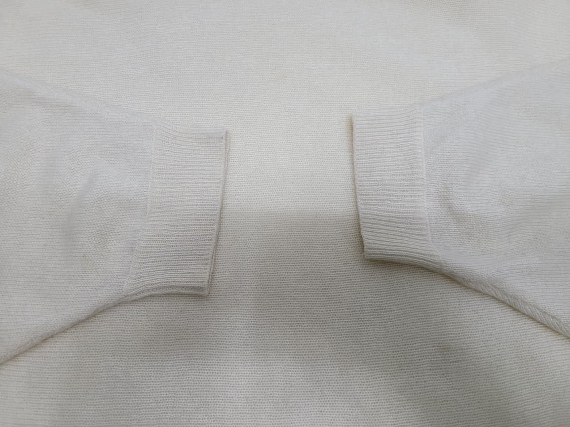 캐시미어 100% 무지 가오리 오버핏 니트 / 여 FREE 아이보리
 상품이미지6