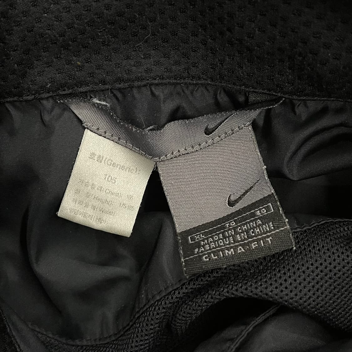 [정품/XL] 나이키 블랙 레드 바람막이 자켓 b15 상품이미지5