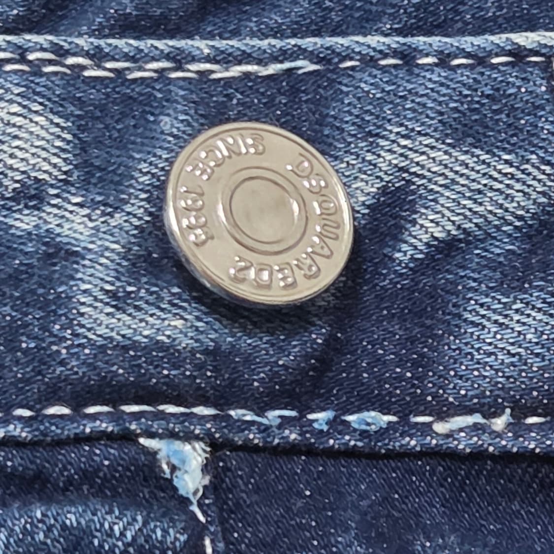 Dsquared2 디스퀘어드 페인팅 데님 청 반바지  상품이미지6