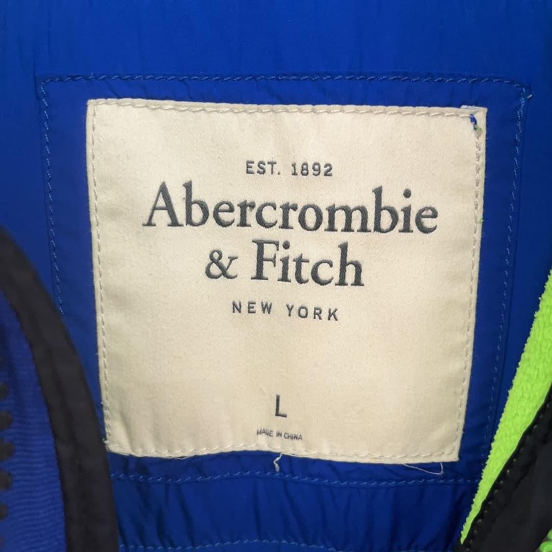 아베크롬비 레트로 Y2K 암패치 푸퍼 패딩 점퍼 L C08899 상품이미지5