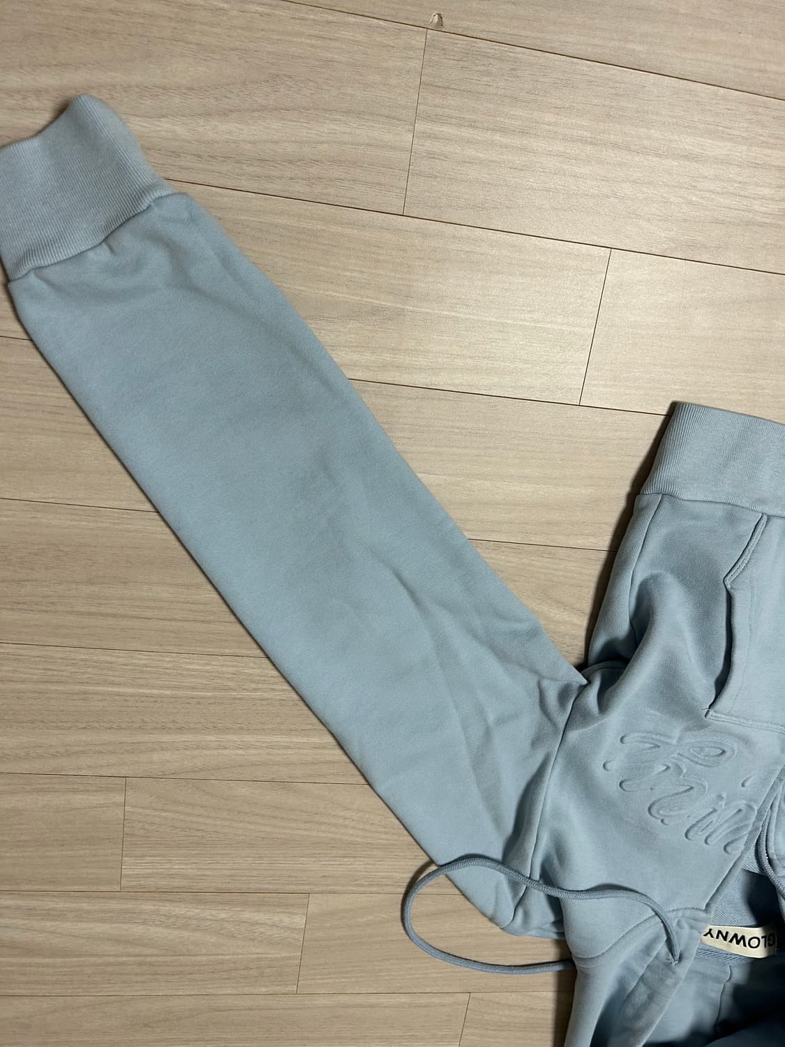 글로니 조던 집업/팬츠 셋업 베이비블루 s 상품이미지6