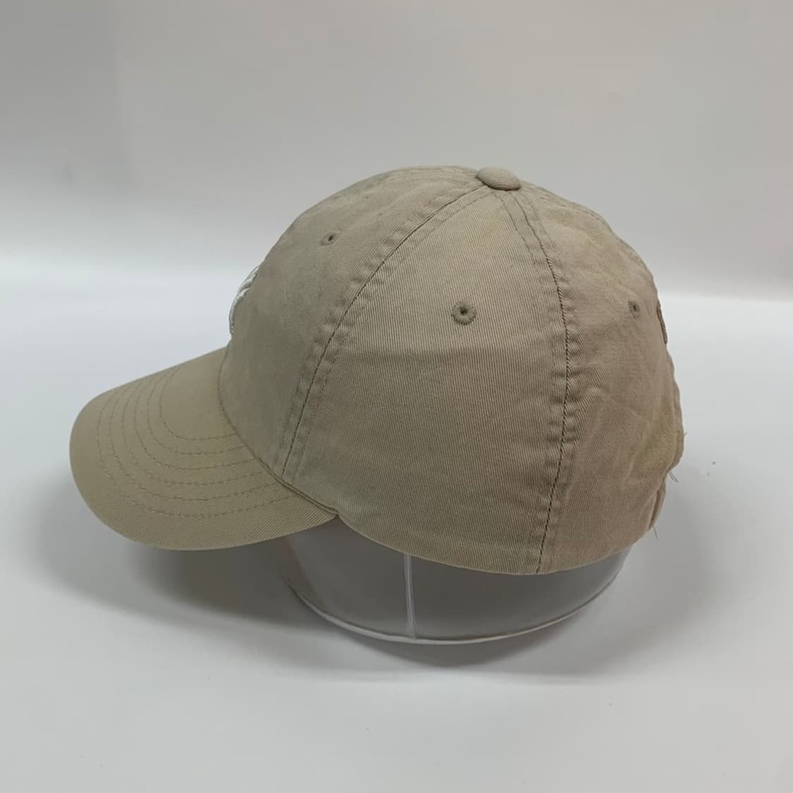 MLB 뉴욕양키스 스몰로고 베이지 볼캡 상품이미지3